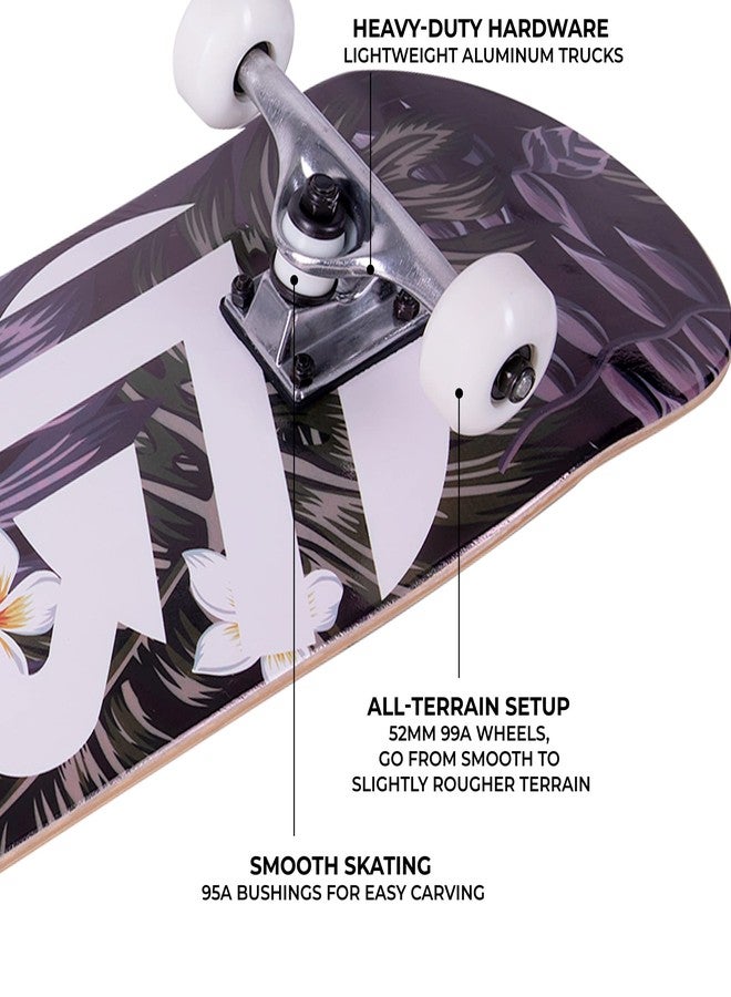 Cal 7 Complete Standard Skateboard 7.5-8-Inch Deck (8" Cabana) - Image 4
